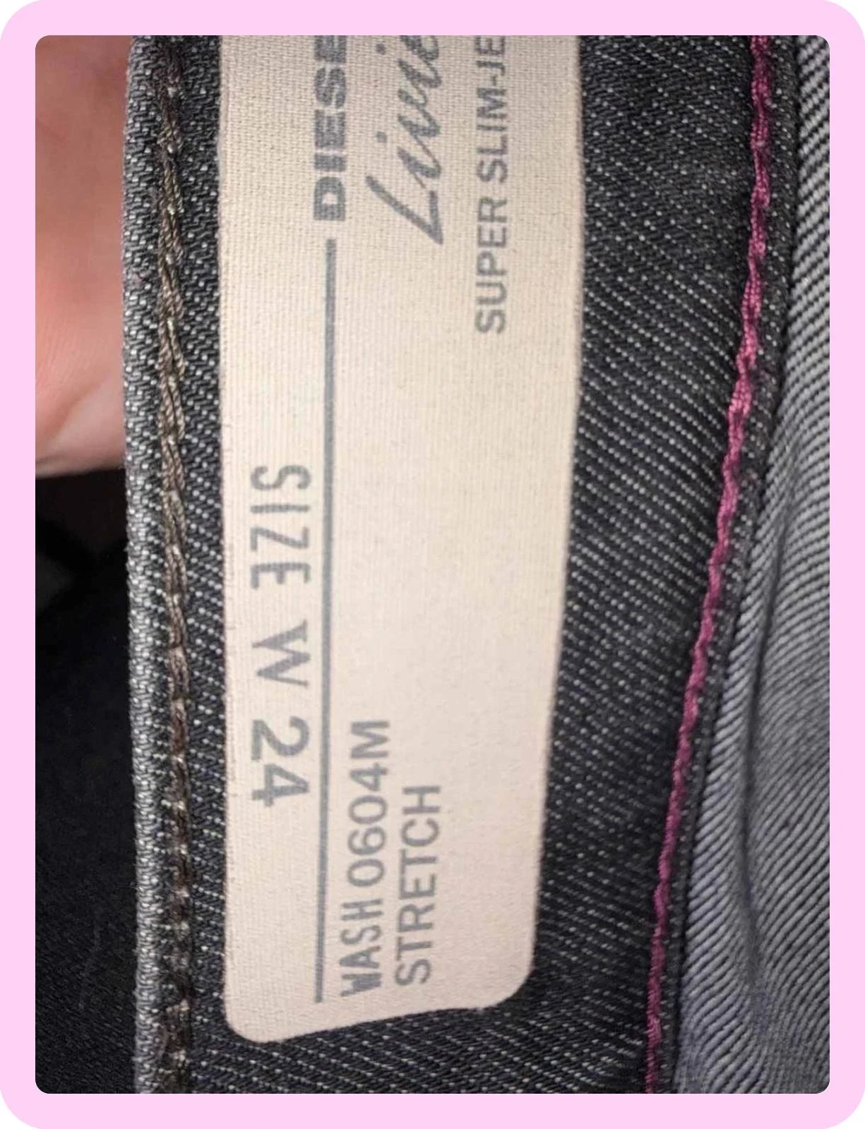 Diesel women's clean rarely worn jeans size 24 – photo 10